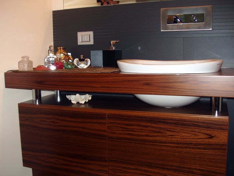 Mobile da bagno in teak